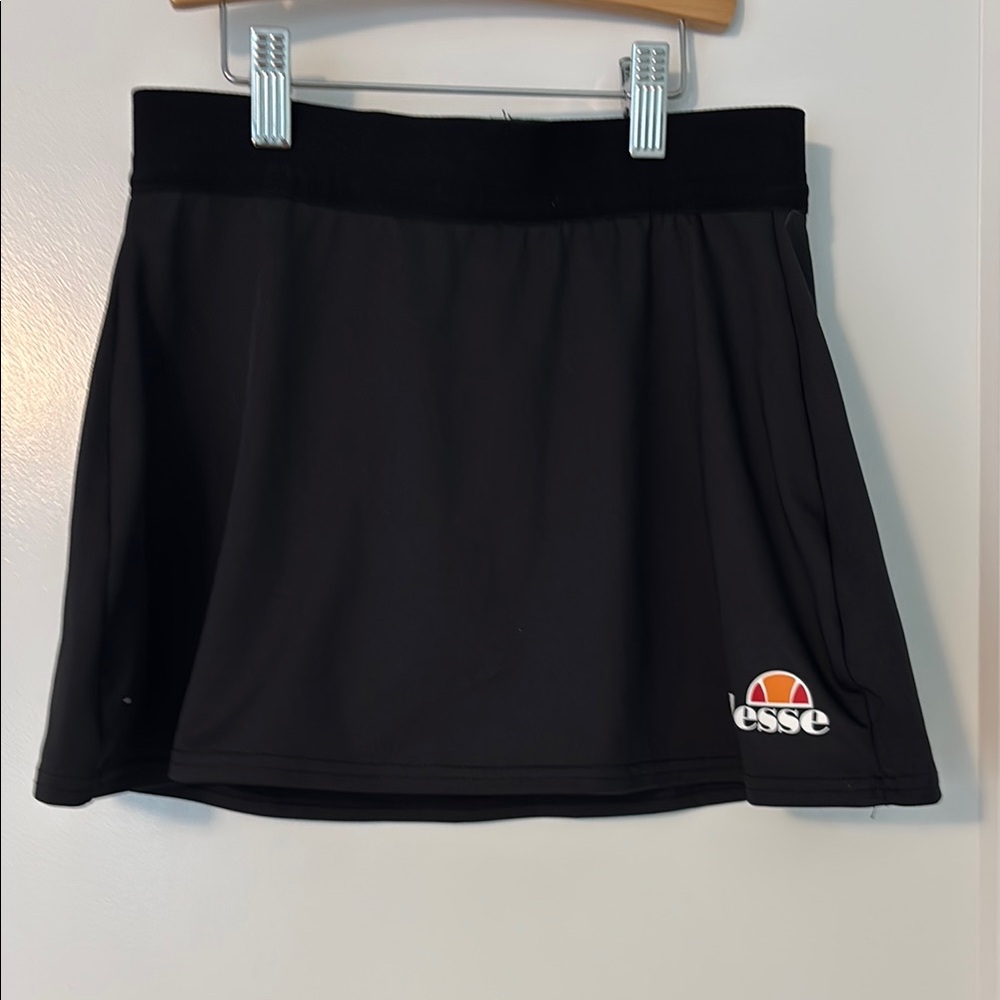 Ellesse Black Tennis Skirt, Size S
